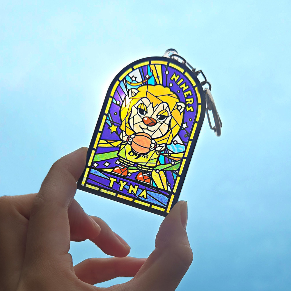 ティナステンドグラスアクリルキーホルダー 詳細画像 1カラー 3